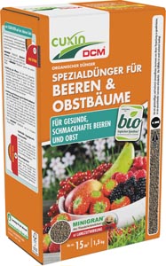 CUXIN DCM Spezialdünger für Beeren & Obstbäume