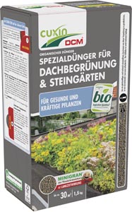 CUXIN DCM Spezialdünger für Dachbegrünung & Steingärten