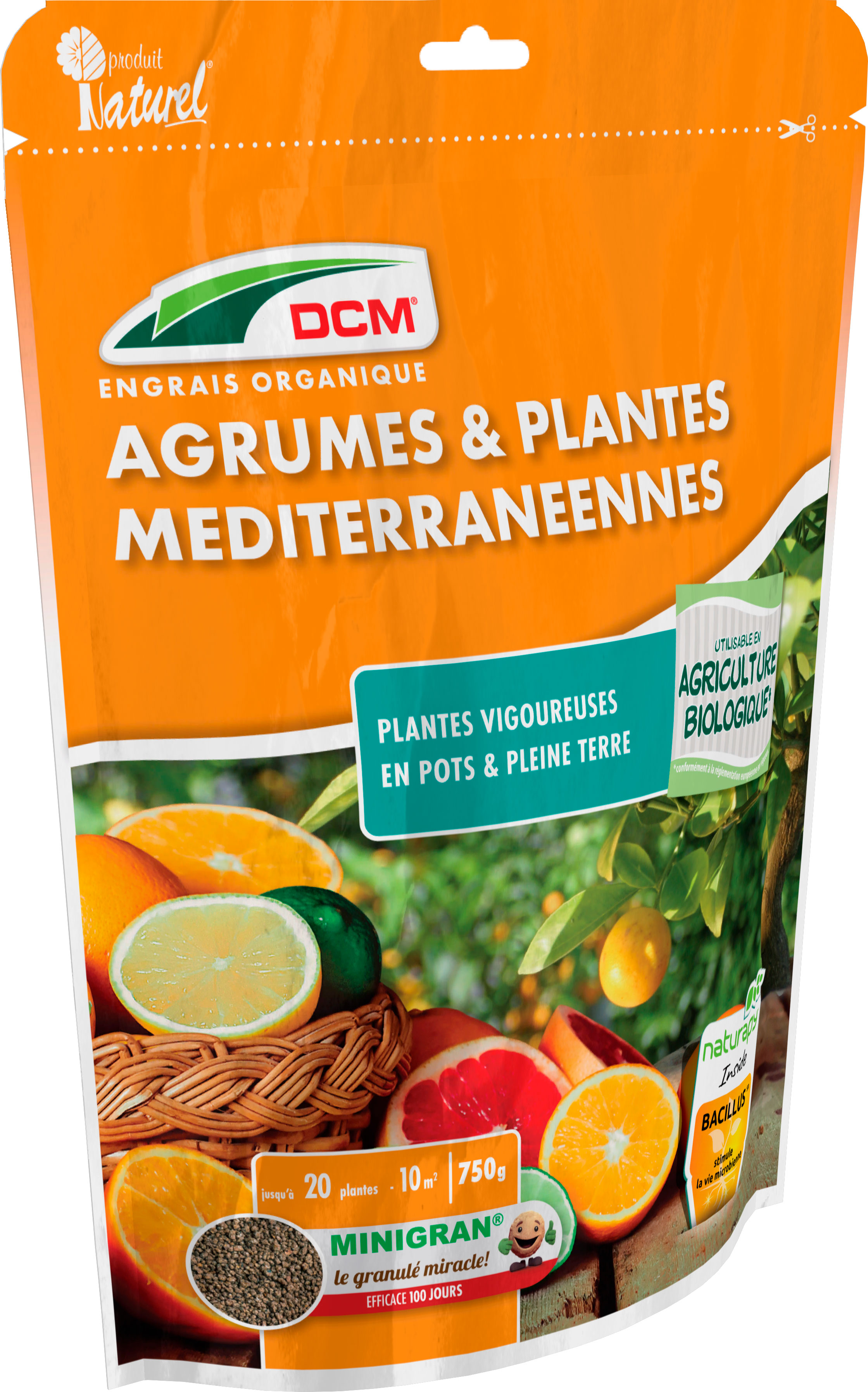 Engrais liquide agrumes et plantes méditerranéennes