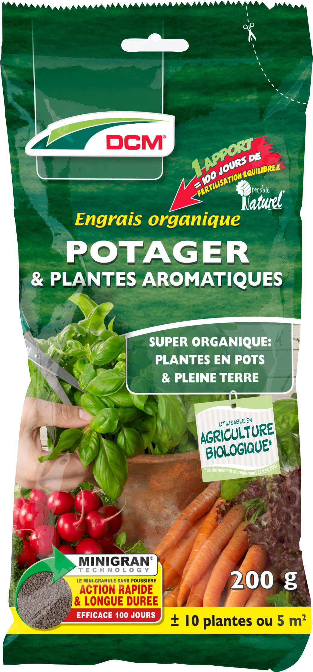 Engrais Potager et Plantes Aromatiques DCM - Chenille Processionnaire