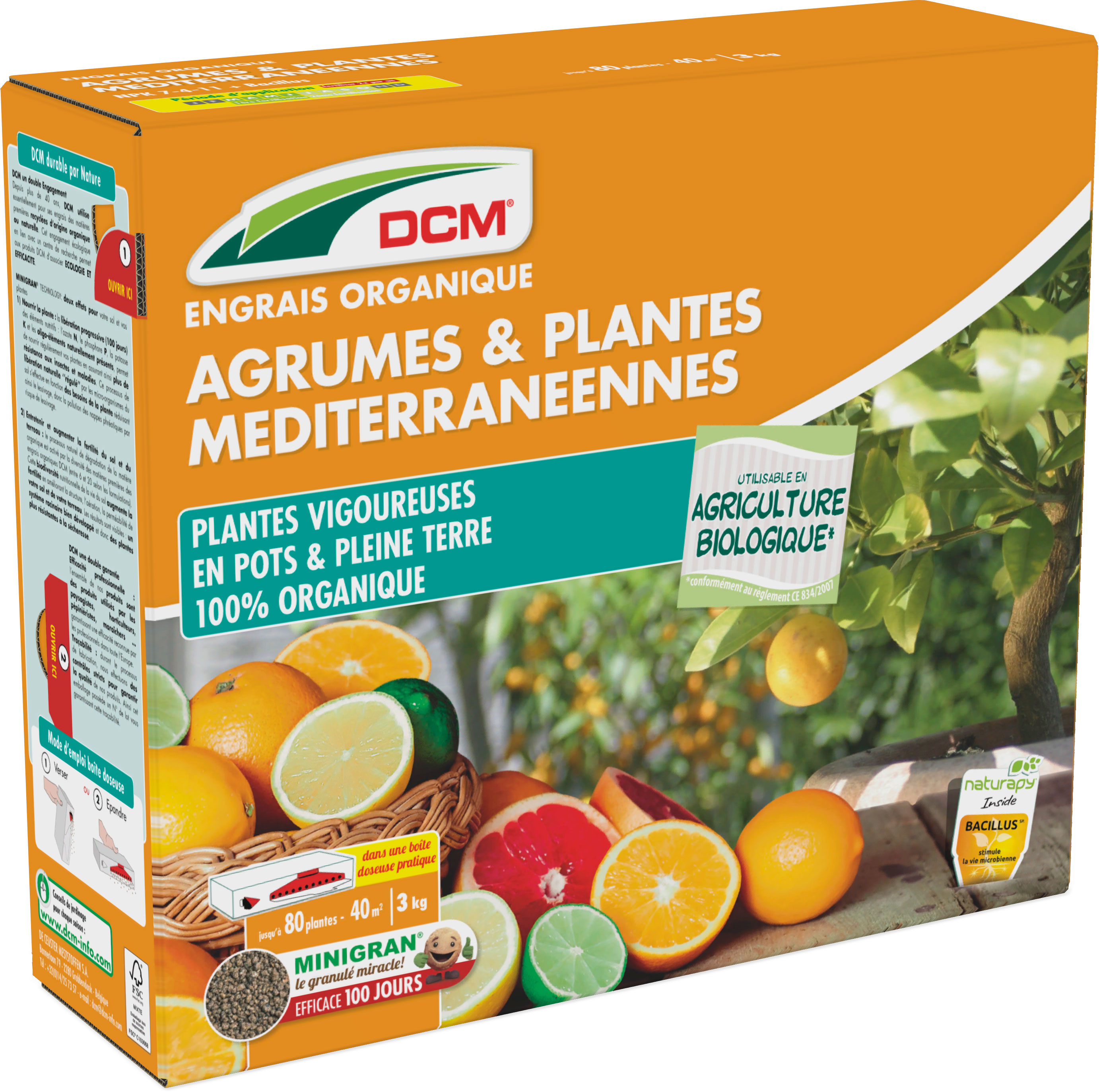 Engrais Agrumes & Plantes méditerranéennes DCM - DCM