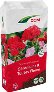 Terreau Géraniums & Toutes Fleurs DCM