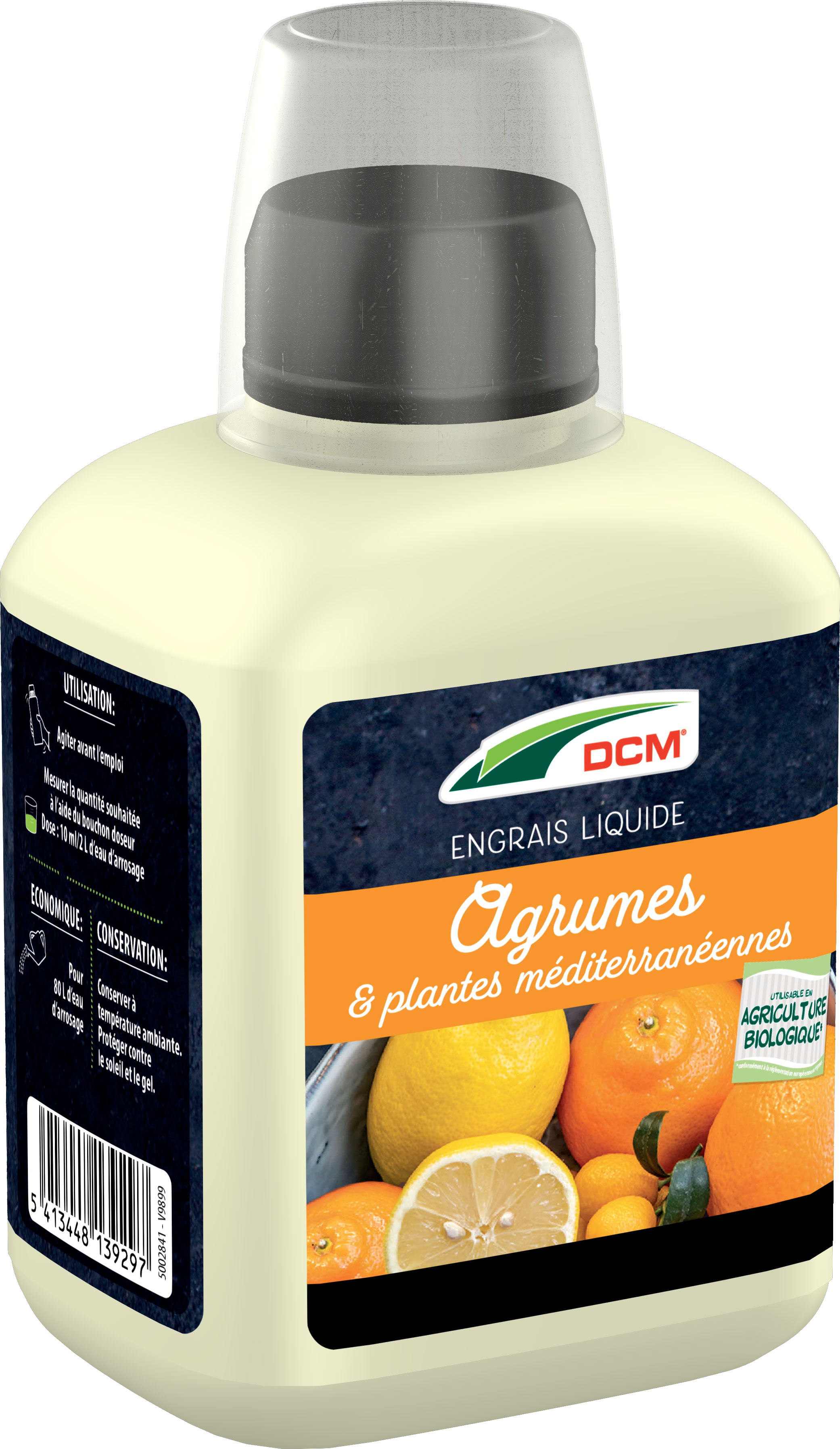 Engrais liquide Plantes agrumes & méditerranéennes DCM - DCM