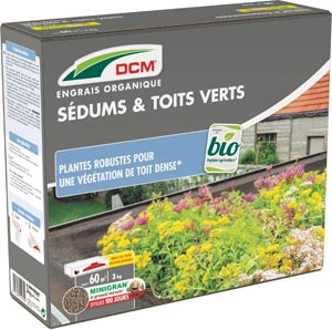 Engrais Sédums et Toits Verts DCM