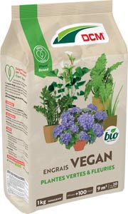 Engrais Vegan Plantes vertes & Fleuries DCM
